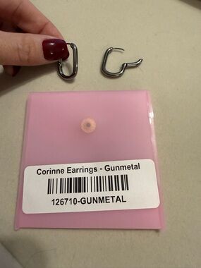 By Alexa Rae - Gunmetal Corinne Earrings